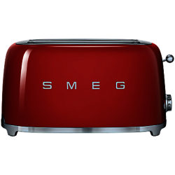 Smeg TSF02 4-Slice 2-Slot Toaster Red